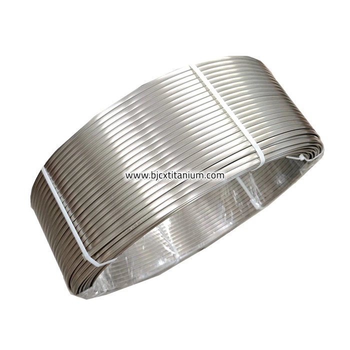 Tīra titāna plakana stieple